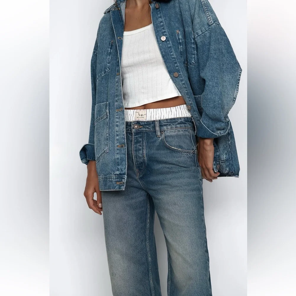 We The Free Avery Denim Jacket - NWOT - Picture 5 of 7